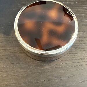 Puiforcat Silver and Brown Decorative Box